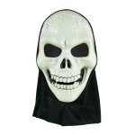 P'tit clown re30131 - masque adulte rigide avec cagoule - tte de mort