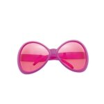 P'tit clown re35061 - lunettes plastique, mouche gm, rose