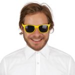 P'tit clown re35891 - lunettes plastique, jaune fluo