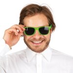 P'tit clown re35893 - lunettes plastique, vert fluo