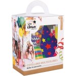 P'tit clown re36389 - kit en boite cotillons pour 10 personnes