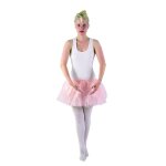 Tutu en tulle doubl rose ple