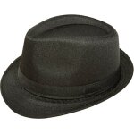 P'tit clown re40389 - chapeau borsalino tissu noir