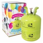 P'tit clown re42850, grande bouteille d'hélium jetable compressée 0. 40 m3 (pr 50 ballons max) P'tit clown re42850, grande bouteille d'hélium jetable compressée 0. 40 m3 (pr 50 ballons max)