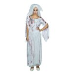 P'tit clown re44091 - dguisement adulte marie sanglante , taille s / m