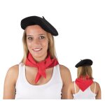 P'tit clown re46501 - bret noir en laine