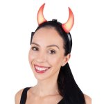 P'tit clown re51307 - serre - tte de diable grandes cornes lumineuses