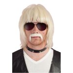 P'tit clown re51920 - perruque et moustache bobby, blond