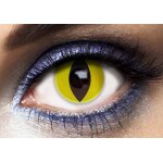 P'tit clown re55509 - lentilles de contact annuelles (sans correction), oeil de chat jaune, la paire