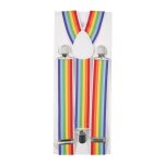 P'tit clown re56003 - bretelles, largeur 3. 5 cm, rayes multicolores