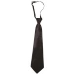 P'tit clown re60251 - cravate avec lastique, noire