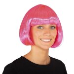 P'tit clown re60590 - perruque cabaret rose