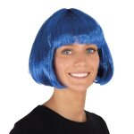 P'tit clown re60591 - perruque cabaret bleue