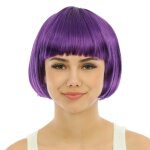 P'tit clown re60594 - perruque cabaret violet