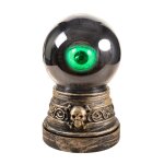 Boule de cristal anim�e, sonore et lumineuse de 20 cm