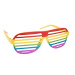 P'tit clown re62838 - lunettes barreaux multicolores arc - en - ciel P'tit clown re62838 - lunettes barreaux multicolores arc - en - ciel