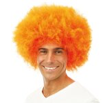 P'tit clown re64461 - perruque willy afro, orange