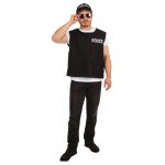 P'tit clown re66001, dguisement kit policier adulte