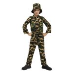 P'tit clown re66324 - dguisement enfant soldat militaire taille 7 / 9 ans