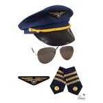 P'tit clown re66643 - set accessoires dguisement pilote d'avion