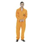 P'tit clown re66915 - d�guisement prisonnier am�ricain orange adulte, taille l / xl