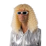 P'tit clown re69000 - perruque michel p. , longue frise blonde