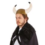P'tit clown re72529 - casque de viking adulte, cornes longues
