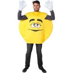 Dguisement bonbon rond jaune