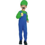 P'tit clown re77107 - dguisement enfant plombier vert 10 / 12 ans