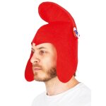 P'tit clown re79150 - bonnet phrygien en feutrine adulte, rouge