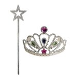 P'tit clown re80851 - set de princesse baguette et diad�me