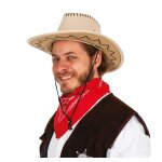 P'tit clown re82011 - chapeau cowboy imitation nubuck adulte, beige