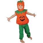 P'tit clown re82779 - costume de citrouille, taille 3 / 4 ans
