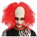 P'tit clown re85130 - perruque de clown dgarni rouge