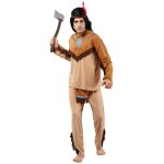 P'tit clown re86761, d�guisement indien apache homme, taille l / xl
