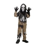 P'tit clown re88358 - dguisement de squelette zombie garon 7 / 9 ans
