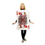 P'tit clown re88406, d�guisement carte reine de coeur adulte