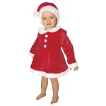 P'tit clown re88431 - dguisement de mre nol enfant 92cm 1 / 2 ans