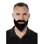 P'tit clown re89216 - moustache et barbe collier, noire