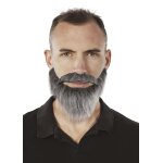 P'tit clown re89217 - moustache et barbe collier, grise