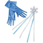 P'tit clown re91030 - set reine des glaces baguette et gants