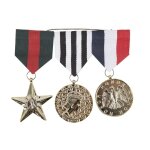 Barrettes de 3 m�dailles militaires