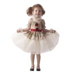 Dguisement baby clown tueur fille 92 cm, 1 / 2 ans