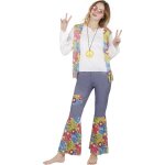 P'tit clown re99696 - dguisement femme hippie taille l / xl