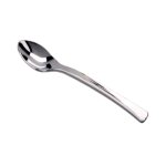 Paquet de 50 mini - cuillres 10cm plastique effet inox