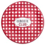 Paquet de 6 assiettes guinguette club 23cm