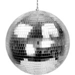 Party pro 3330930, grande boule  facettes 30cm  suspendre argent