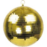 Party pro 3330930g, grande boule  facettes 30cm  suspendre or