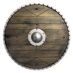 Party pro 333134, bouclier viking rond 40cm