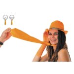 Party pro 3334, cravate fluo orange adulte
